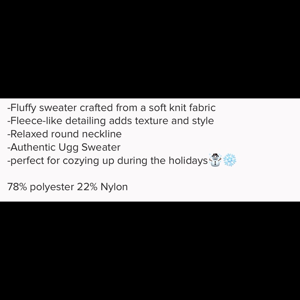 🆕 UGG Cream Sweater - Picture 4 of 4
